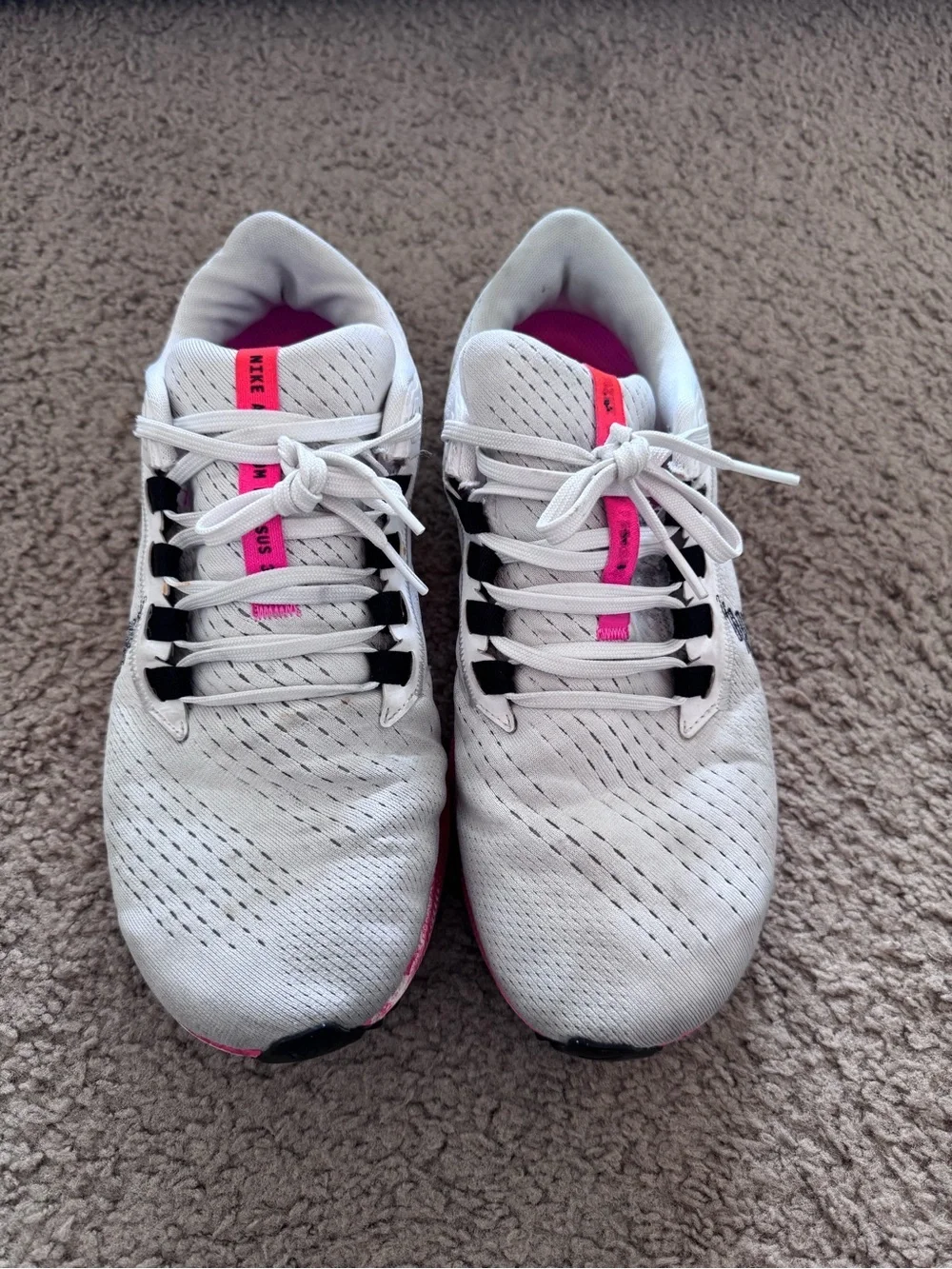 Nike Running Shoes White Pink DJ5401-100 Mens Size 10 Sneakers